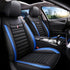 GUNMANSA Universal Premium Luxury Car Seat Covers - Front & Rear Full Set (Black & Blue)