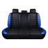 GUNMANSA Universal Premium Luxury Car Seat Covers - Front & Rear Full Set (Black & Blue)