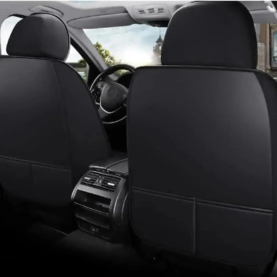 GUNMANSA Universal Premium Luxury Car Seat Covers - Front & Rear Full Set (Black & Grey)