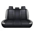 GUNMANSA Universal Premium Luxury Car Seat Covers - Front & Rear Full Set (Black & Grey)
