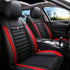 GUNMANSA Universal Premium Luxury Car Seat Covers - Front & Rear Full Set (Black & Red)