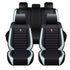 GUNMANSA Universal Premium Luxury Car Seat Covers - Front & Rear Full Set (Black & White)