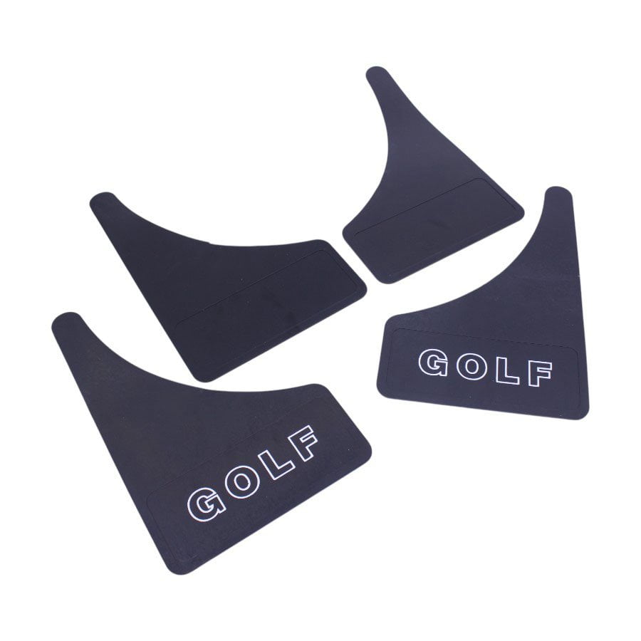 GUNMANSA Universal Rubber Mudflaps with GOLF Lettering (Set of 4)