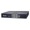 GUNMANSA Unmanaged 8xFE PoE + 2xGE/ SFP Combo; Rackmountable Switch