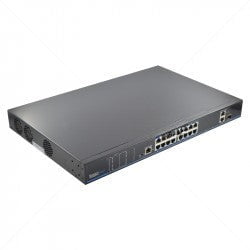GUNMANSA UTEPO 16 Port 10/100 PoE + 2 Gbps RJ45 + 1 SFP Switch Part No: NW121-6