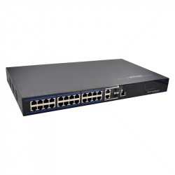 GUNMANSA UTEPO 24 Port 10/100 PoE Managed + 2 Gbps RJ45 + 2 SFP Switch Part No: NW114-2