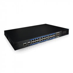 GUNMANSA UTEPO 24 Port Gigabit PoE Managed + 4 SFP Switch (370W) Part No: NW115-2