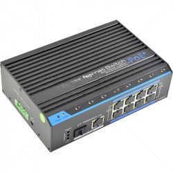GUNMANSA UTEPO 8 Port 10/100 PoE Industrial + 1 Gbps RJ45 + 1 SFP Switch Part No: NW110-4