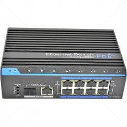 GUNMANSA UTEPO 8 Port 10/100 PoE Industrial + 1 Gbps RJ45 + 1 SFP Switch Part No: NW110-4