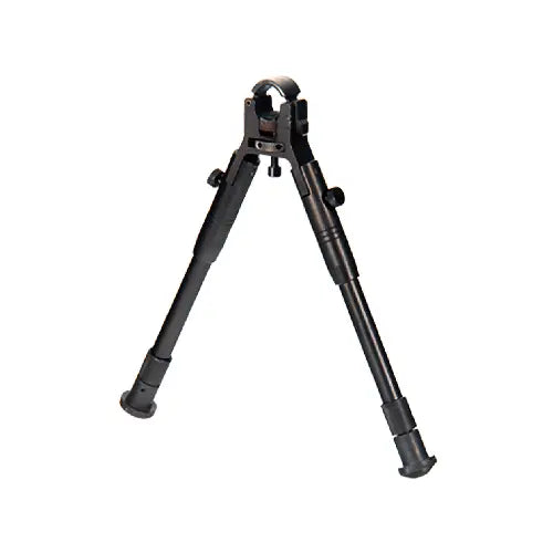 GUNMANSA UTG New Gen Reinforced Clamp On Bipod, Rubber Feet, Cent HT 8.7"-10.2" - TL-BP08S-A