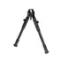 GUNMANSA UTG New Gen Reinforced Clamp On Bipod, Rubber Feet, Cent HT 8.7"-10.2" - TL-BP08S-A