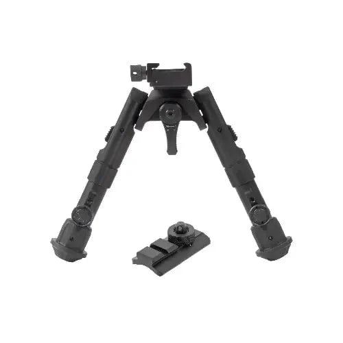 GUNMANSA UTG RECON 360 BIPOD CENT HT: 5.59"-7.0", LEG LENGTH: 5.21"-6.77" - TL-BP02-B