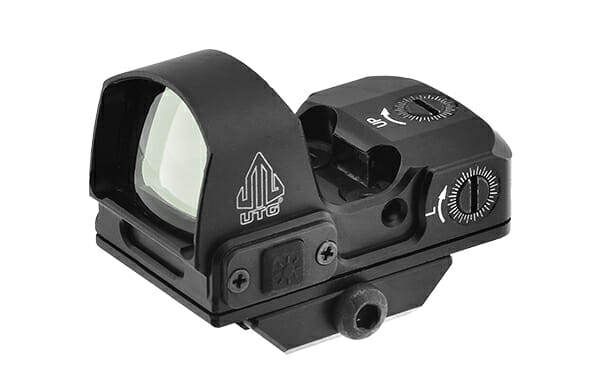 GUNMANSA UTG Reflex Micro Dot, Green 4 MOA Single Dot, Adaptive Base SCP-RDM20G