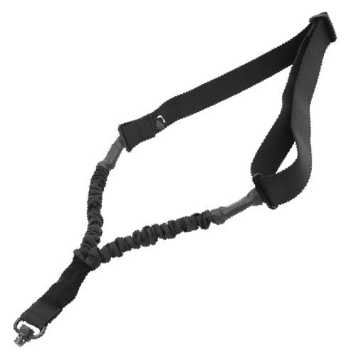 GUNMANSA UTG Single Point Bungee Sling With QD Swivel - PVC-GB507B