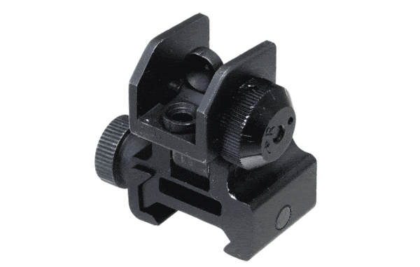 GUNMANSA UTG Sporting Type Flip-Up Rear Sight with Windage Adjuster