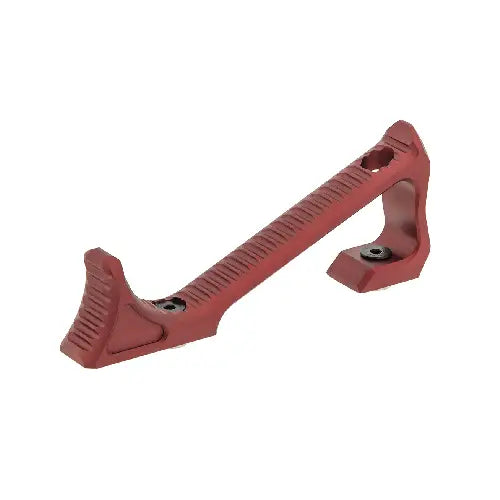 GUNMANSA UTG Sporting Type Ultra Slim Angled Foregrip, Keymod, Matte Red - MT-AFGK01R
