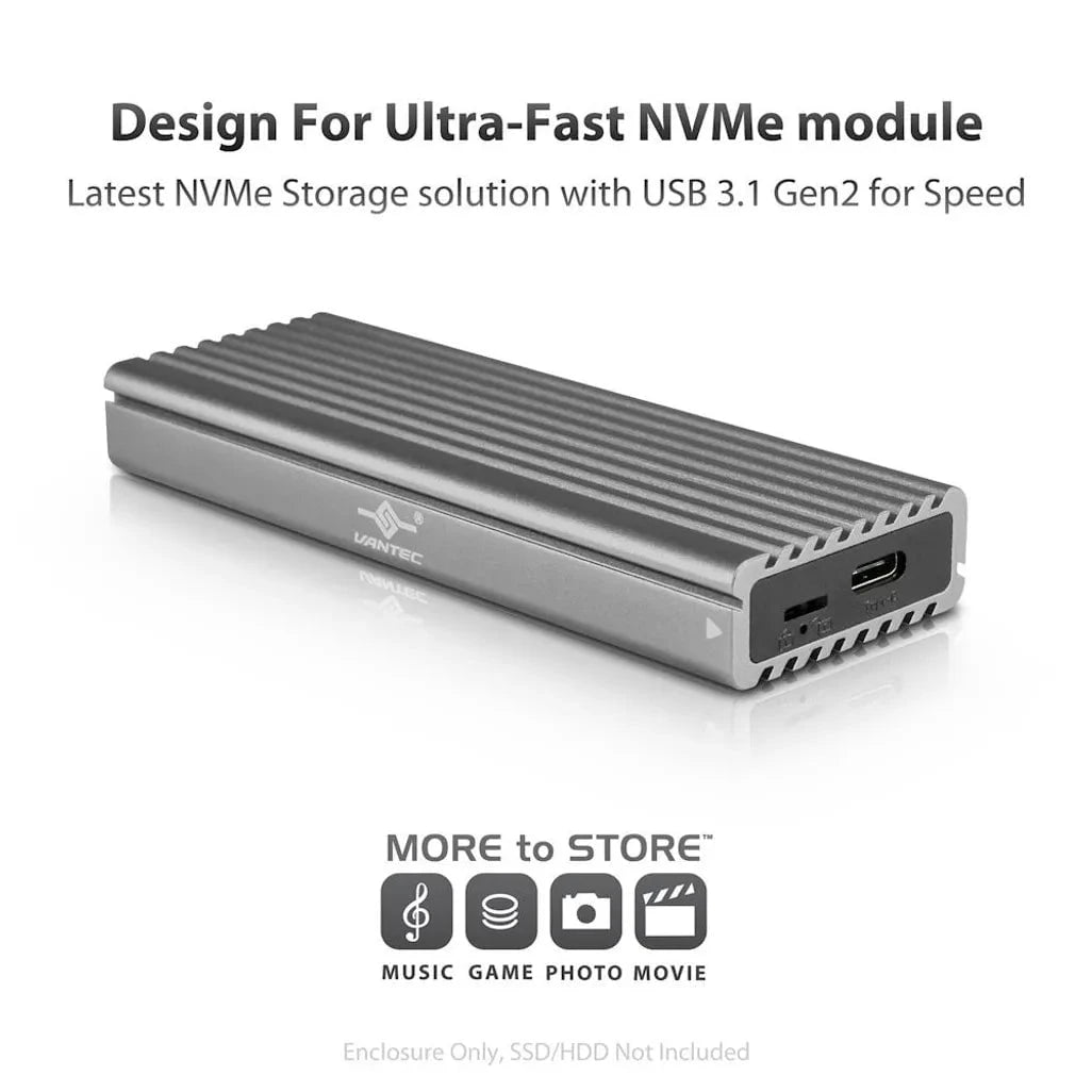GUNMANSA Vantec NST-205C3-SG, SSD enclosure