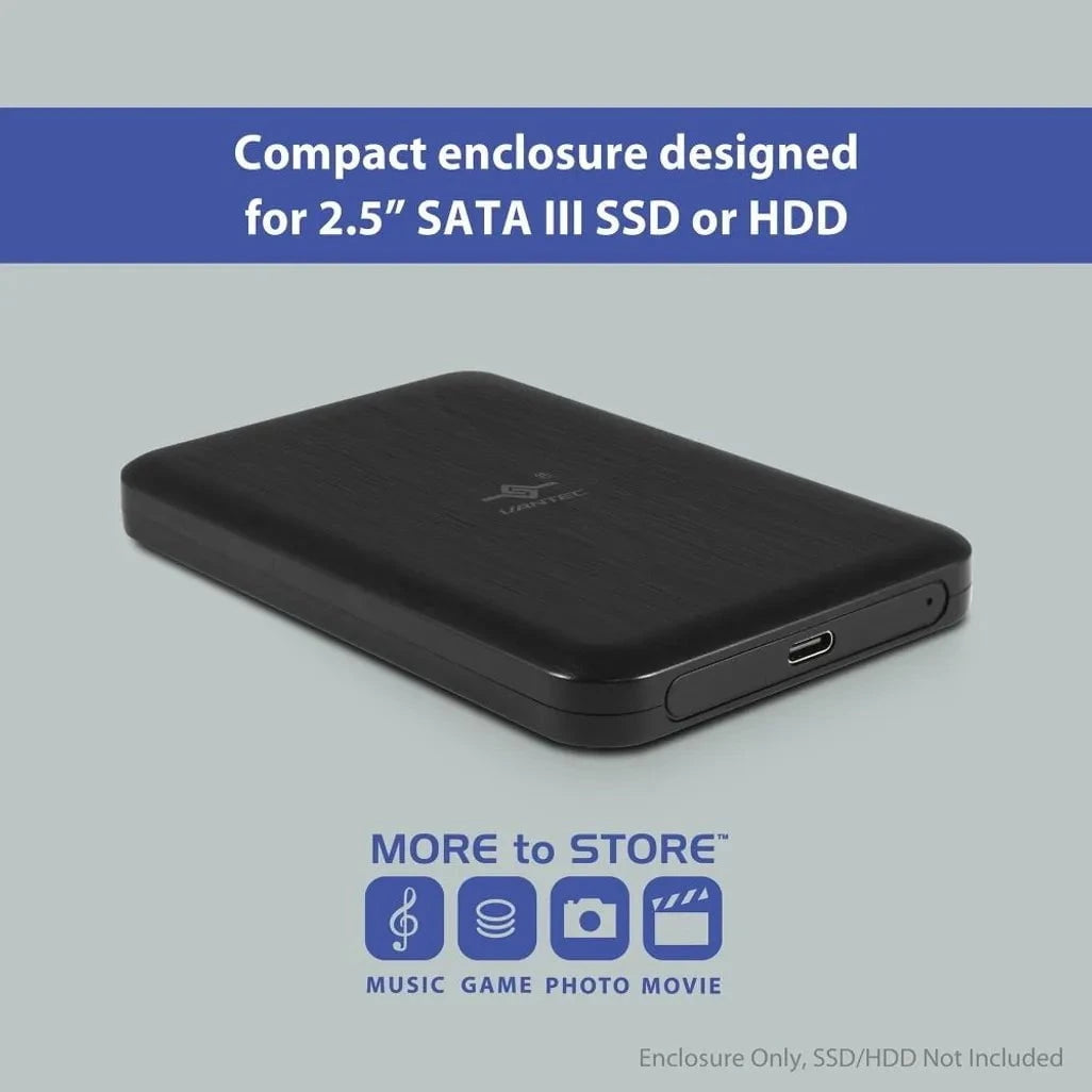 GUNMANSA Vantec NST-258S3-BK, HDD/SSD enclosure