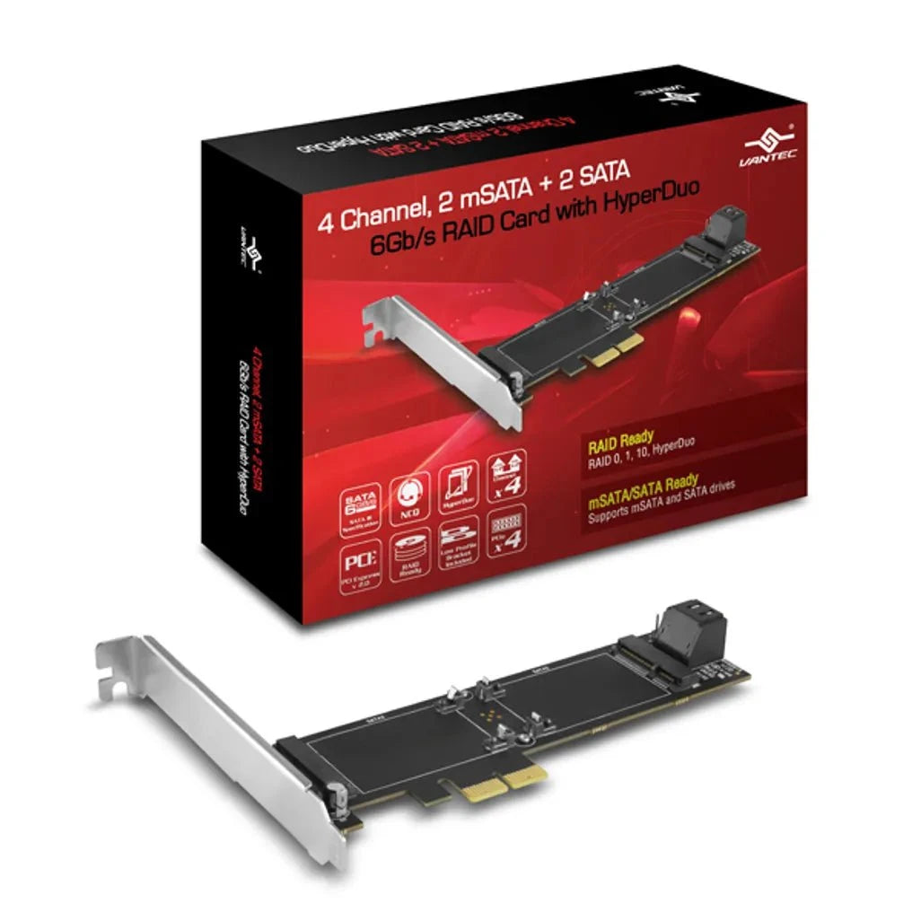 GUNMANSA Vantec UGT-MST644R, PCI, mSATA, SATA, 6 Gbit/s