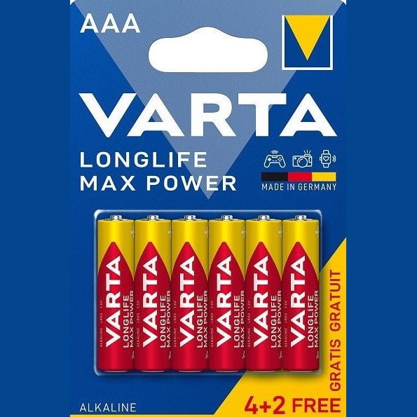 GUNMANSA Varta LR03 AAA Max Power Battery