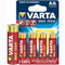 GUNMANSA Varta Max Tech 4x AA Size Alkaline Batteries