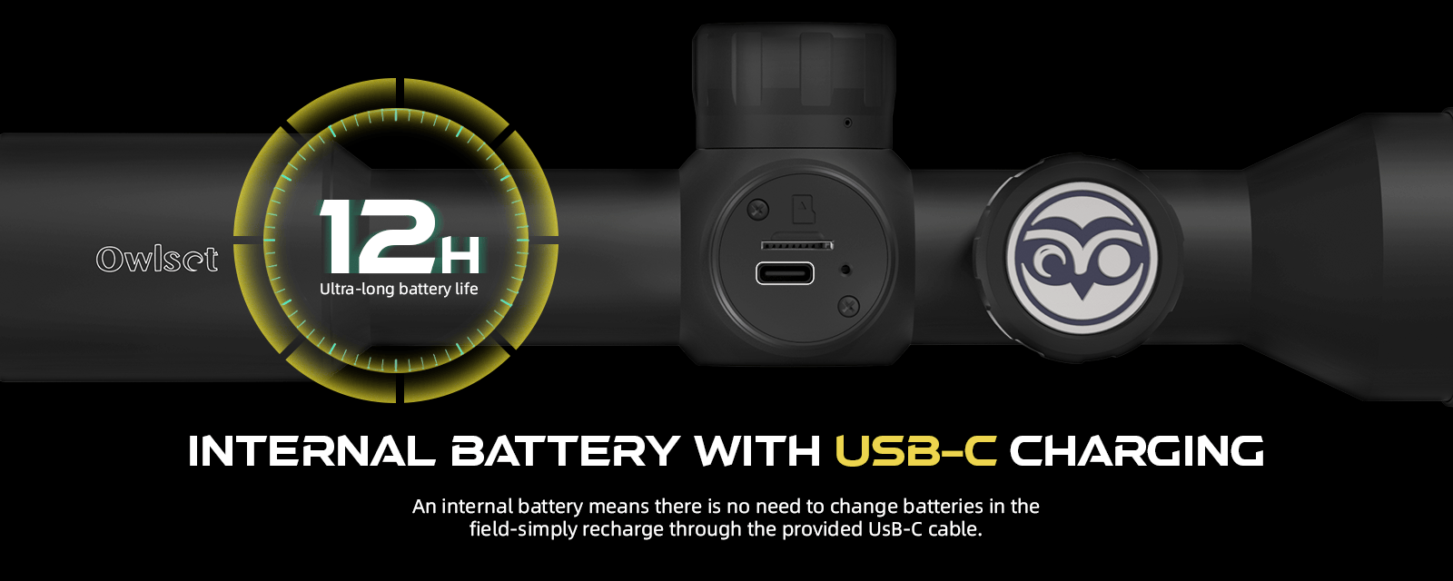 GUNMANSA VECTOR OPTICS 8X50MM HD Digital Day & Night Vision Scope - OWNVS-03