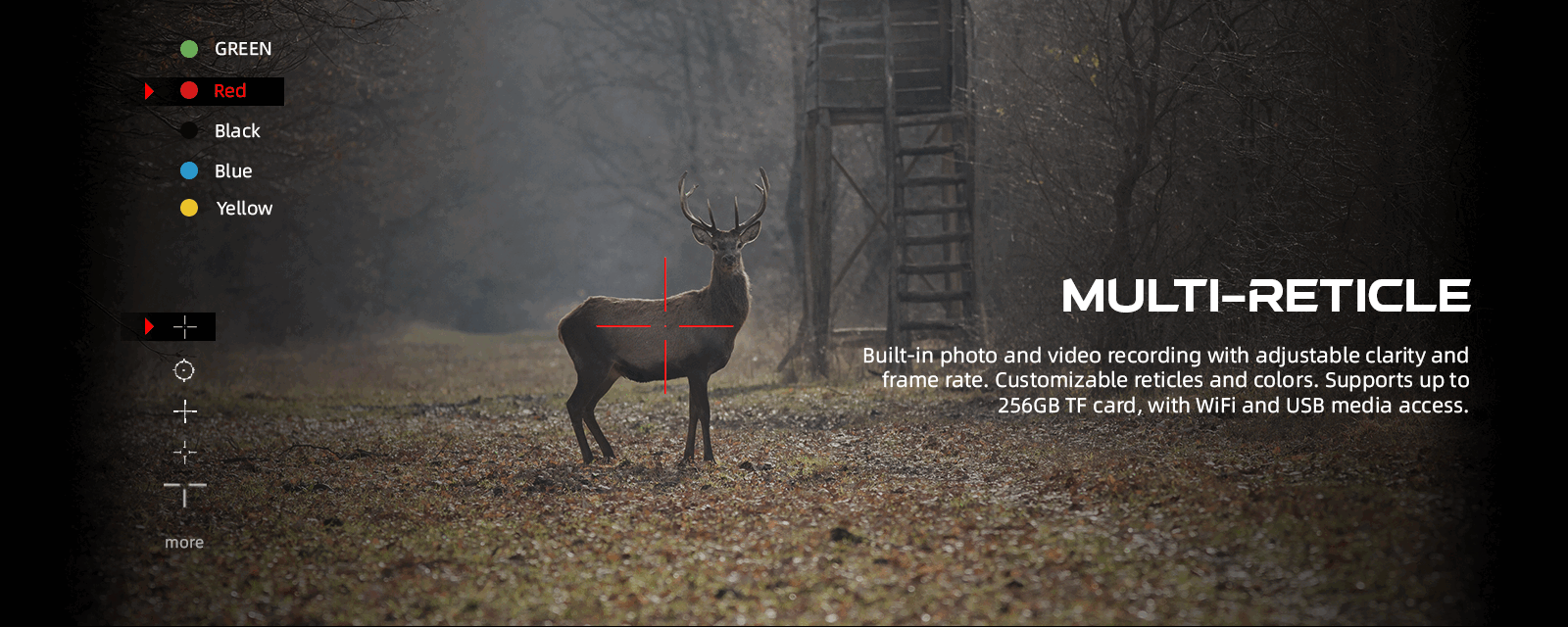 GUNMANSA VECTOR OPTICS 8X50MM HD Digital Day & Night Vision Scope - OWNVS-03