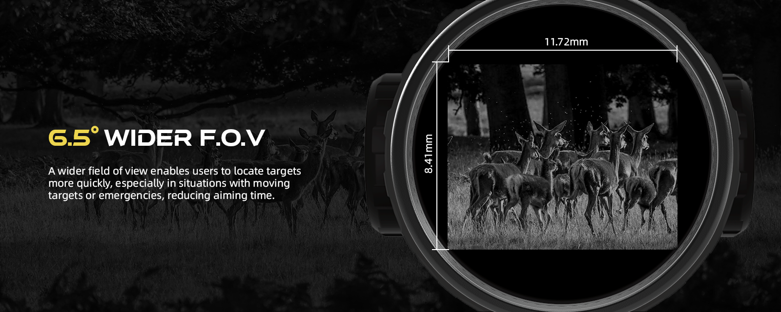 GUNMANSA VECTOR OPTICS 8X50MM HD Digital Day & Night Vision Scope - OWNVS-03