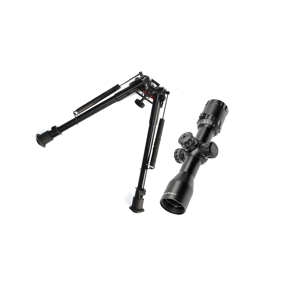 GUNMANSA VECTOR OPTICS BIPOD AND UTG SCOPE COMBO