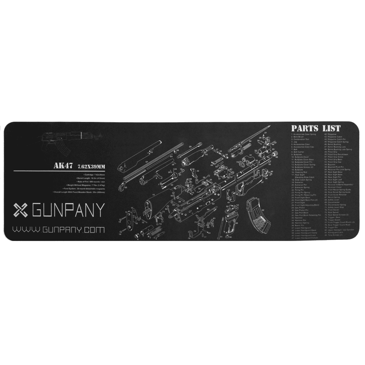 GUNMANSA VECTOR OPTICS SCBM-04 AK47 BENCH MAT