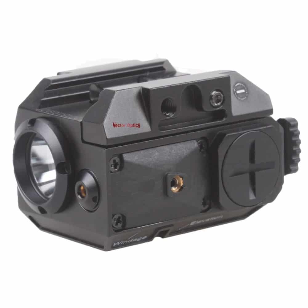 GUNMANSA Vector Optics SCGL-03 Blackout Green Laser & Flashlight Combo