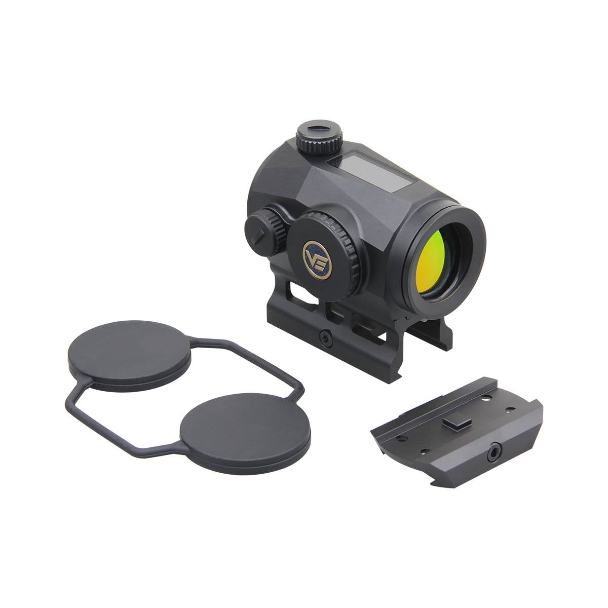 GUNMANSA Vector Optics Scrapper 1x25 Solar Power Multi Reticle Red Dot Sight - SCRD-SM46