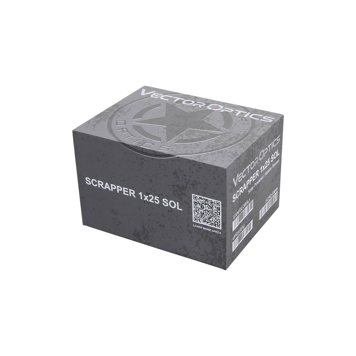 GUNMANSA Vector Optics Scrapper 1x25 Solar Power Multi Reticle Red Dot Sight - SCRD-SM46