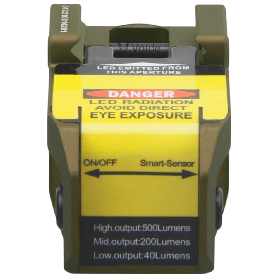 GUNMANSA VECTOR OPTICS VAPL-02 VAIDE SCRAPPER SUBCOMPACT PISTOL FLASHLIGHT FDE