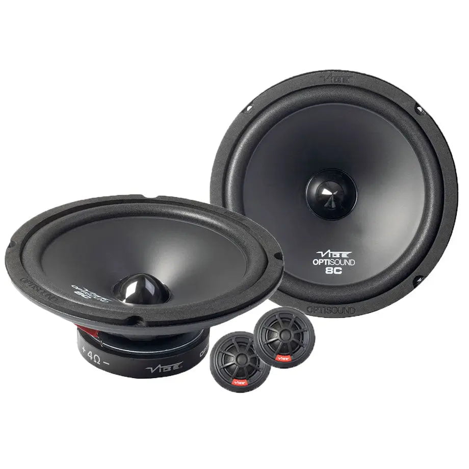 GUNMANSA Vibe OptiSound OPTI8C-V0 8″ Component Split System - 120Watt RMS