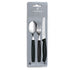 GUNMANSA Victorinox Classic Camping/Picnic Set of 3 Black - Sleeve Knives