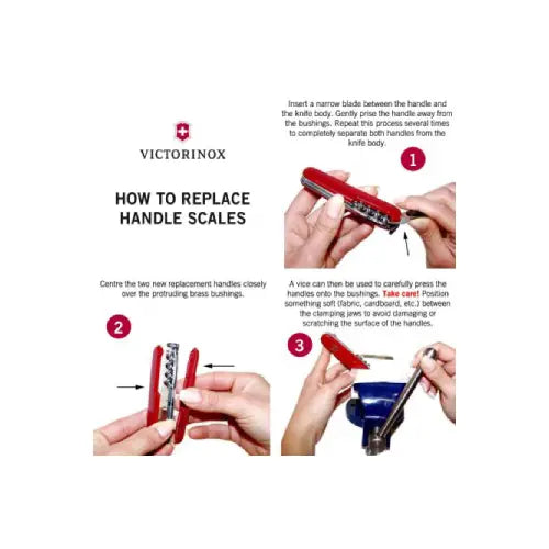 GUNMANSA Victorinox Handle Set 91mm Wood - VC.91-WOOD