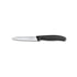GUNMANSA Victorinox Swiss Classic Paring Knife Serrated Black 10cm Knife (V6.7733)
