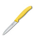 GUNMANSA Victorinox Swiss Classic Paring Knife Serrated Yellow 10 cm Knife (V6.7736.L8)