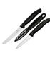 GUNMANSA Victorinox Swiss Classic Zest 3 Piece Paring Set Black Knife V6.7836Z113.3