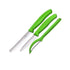 GUNMANSA Victorinox Swiss Classic Zest 3 Piece Paring Set Green - Sleeve V6.7836Z114.3