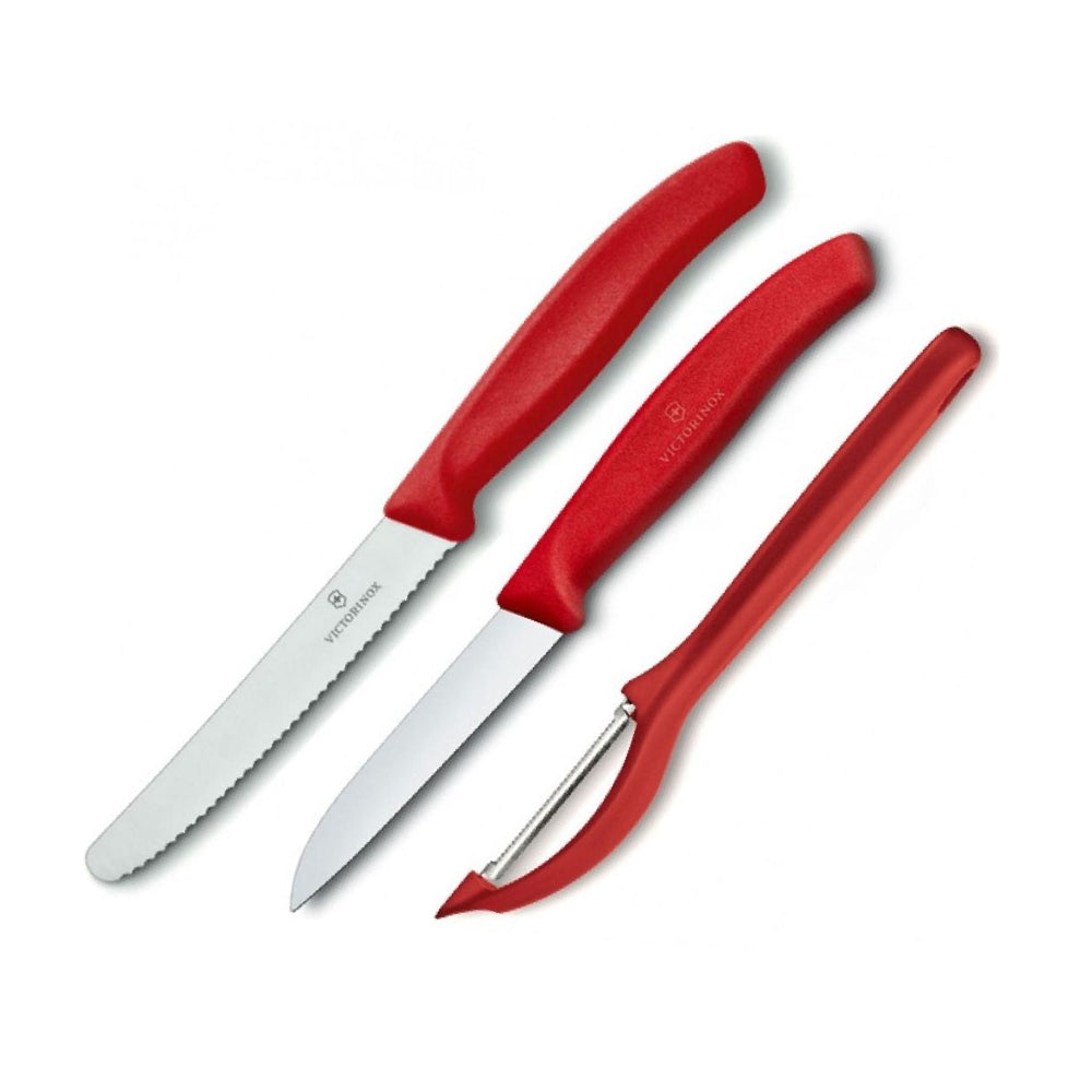 GUNMANSA Victorinox Zest 3 Piece Paring Knife Set