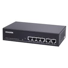 GUNMANSA VIVOTEK 4xGE PoE + 2xGE UTP lite managed switch; VLAN; STP; POE Port Cycling