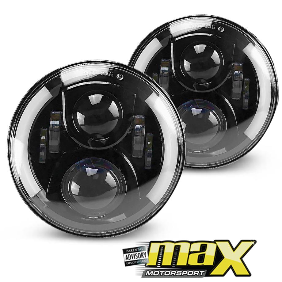 GUNMANSA VW Golf 1 - Jeep Style DRL Angel Eye Projector Headlight