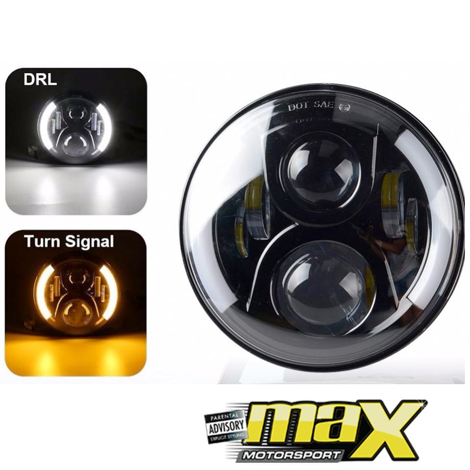 GUNMANSA VW Golf 1 - Jeep Style DRL Angel Eye Projector Headlight