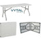 GUNMANSA Vytal Foldable Rectangle Trestle 1.8m 8 Seater Table