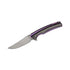 GUNMANSA WE 704CF-A Purple TI Liner with CF Handle Polished Bead Blast