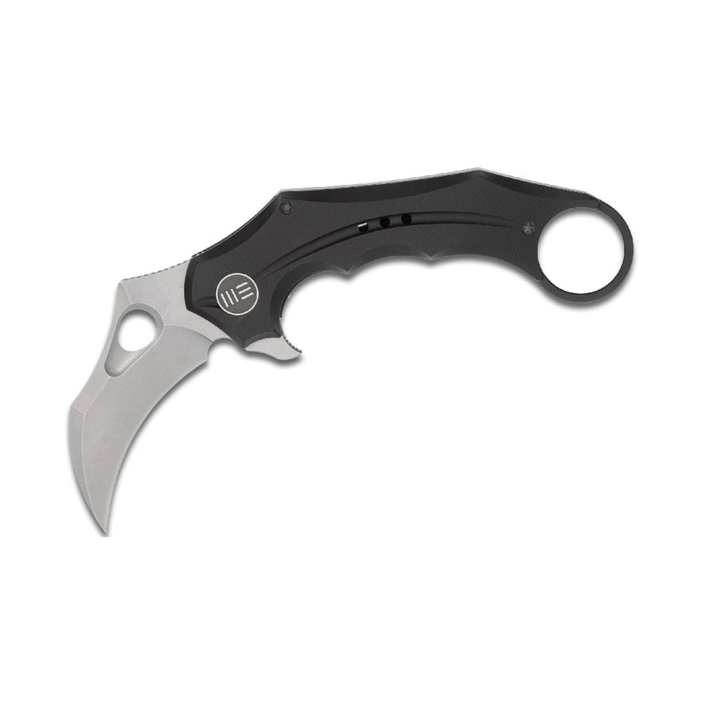 GUNMANSA WE Black TI Handle Stonewash Blade S35VN Blade- 708H
