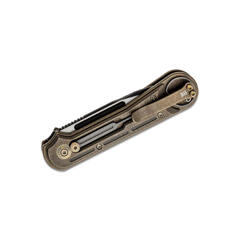 GUNMANSA WE Bronze TI Handle S35VN Blade Knife- 815A