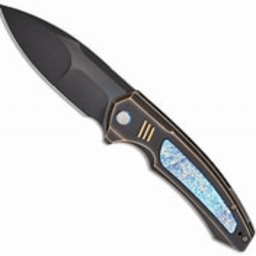 GUNMANSA WE Hyperactive  Bronze / Black Titanium Handle Knife  – WE23030-4